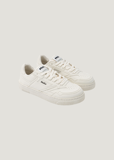 Baskets vegan | blanc "gen9 - corn pure white grained" - Moea