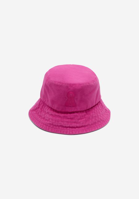 Bob en coton bio | rose "Bucket hat - very berry washed"