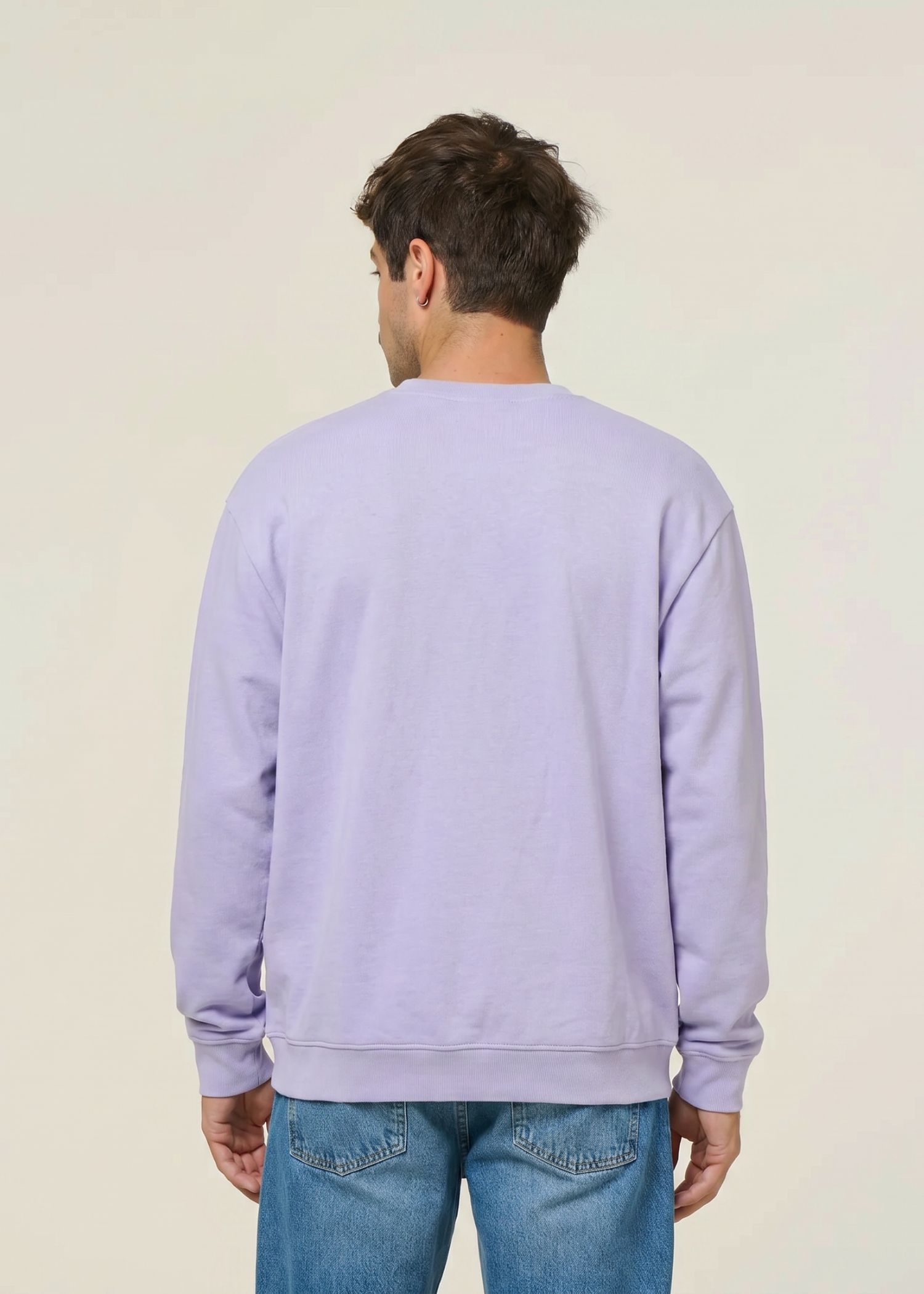 Sweat oversize en coton bio | lilas, WeDressFair, photo 2