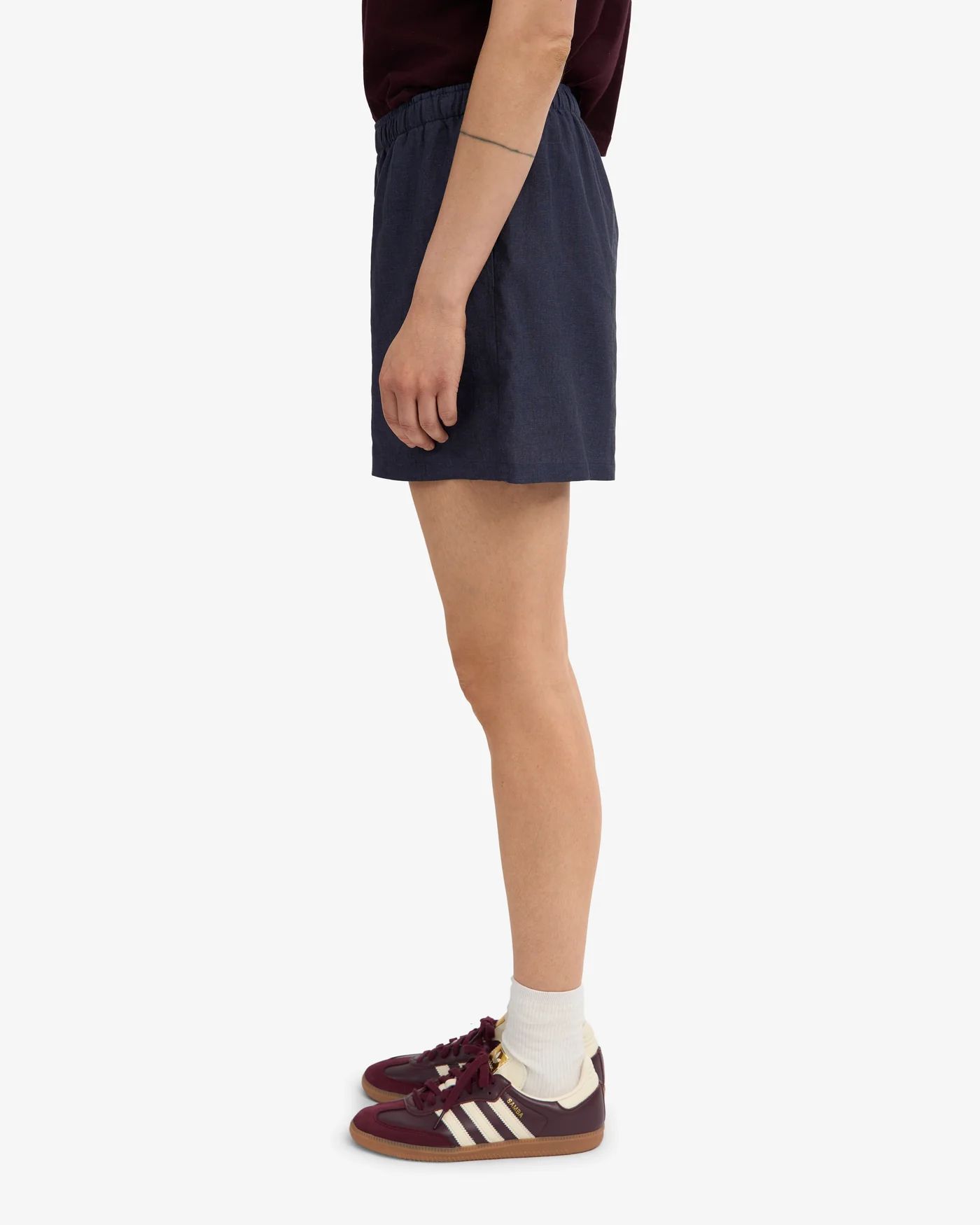 Short en lin bio | bleu "organic linen shorts - petrol blue", Colorful Standard, photo 2