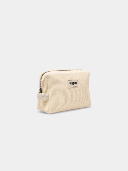 Trousse de toilette en coton bio | écru "leon velours", Hindbag, photo 3