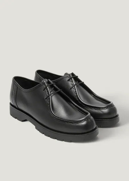 Derbies made in france en cuir certifié | noir "padror noir", Kleman