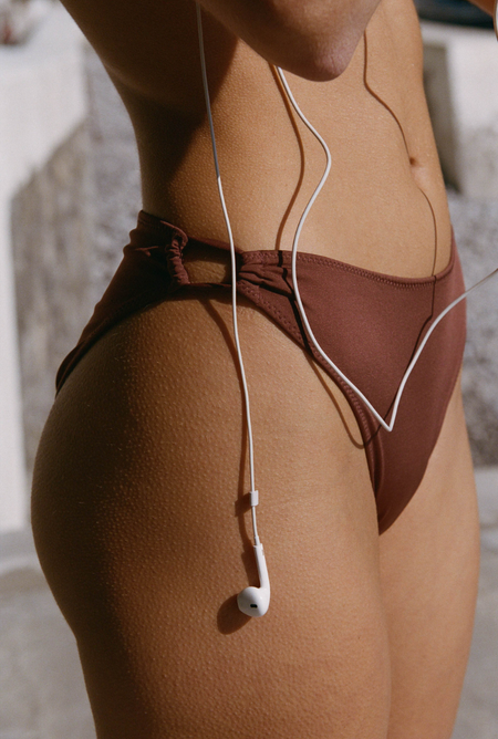 Culotte en matières recyclées | marron "Rebecca" - Nénés Paris