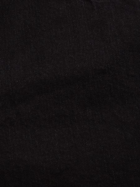 Short en jean de coton bio | noir "maeve denim shorts smooth black", Nudie Jeans, photo 4