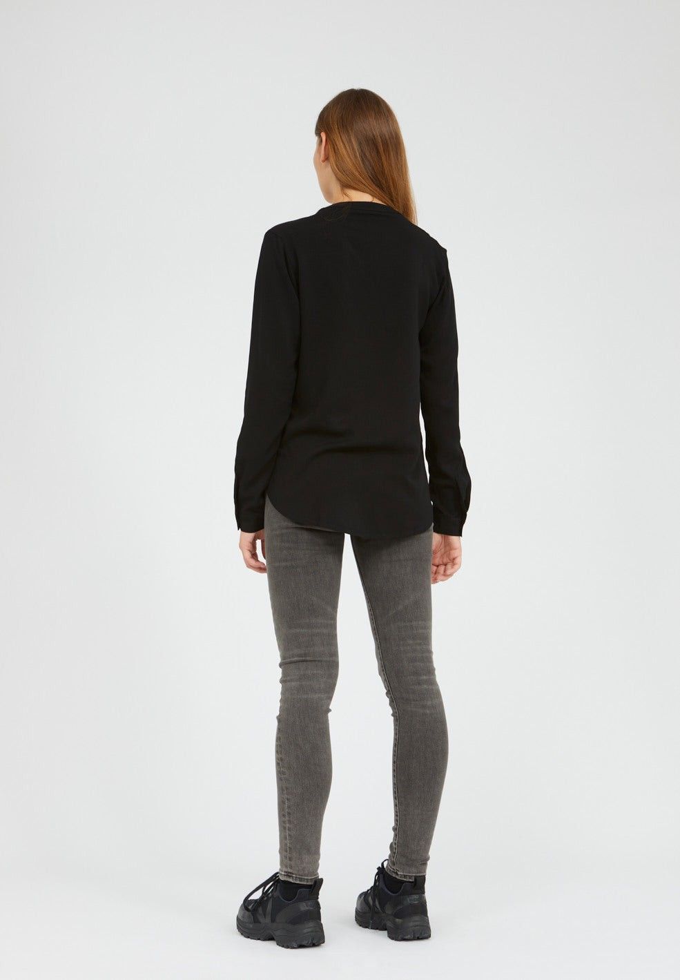 Blouse noire en lenzing  - ceylaan, Armedangels, photo 3