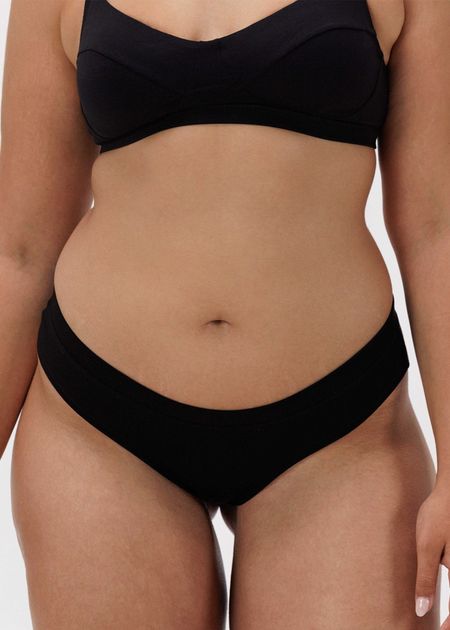 Pack 2 culottes en coton bio | noires "core hipster 2-pack black"