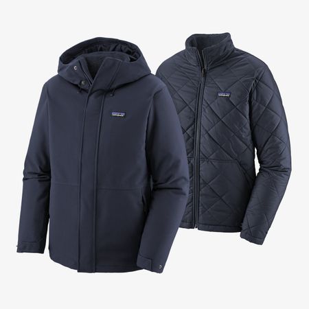 Parka avec doudoune amovible marine recyclés - lone mountain, Patagonia, photo 10