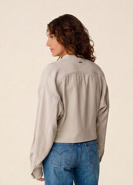 Veste en ecovero | beige "elene" - SKFK