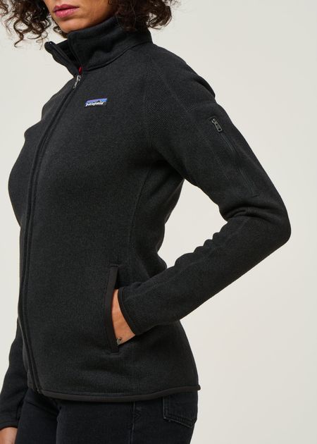 Veste polaire en matière recyclée | noir "w's better sweater jkt - blk" - Patagonia