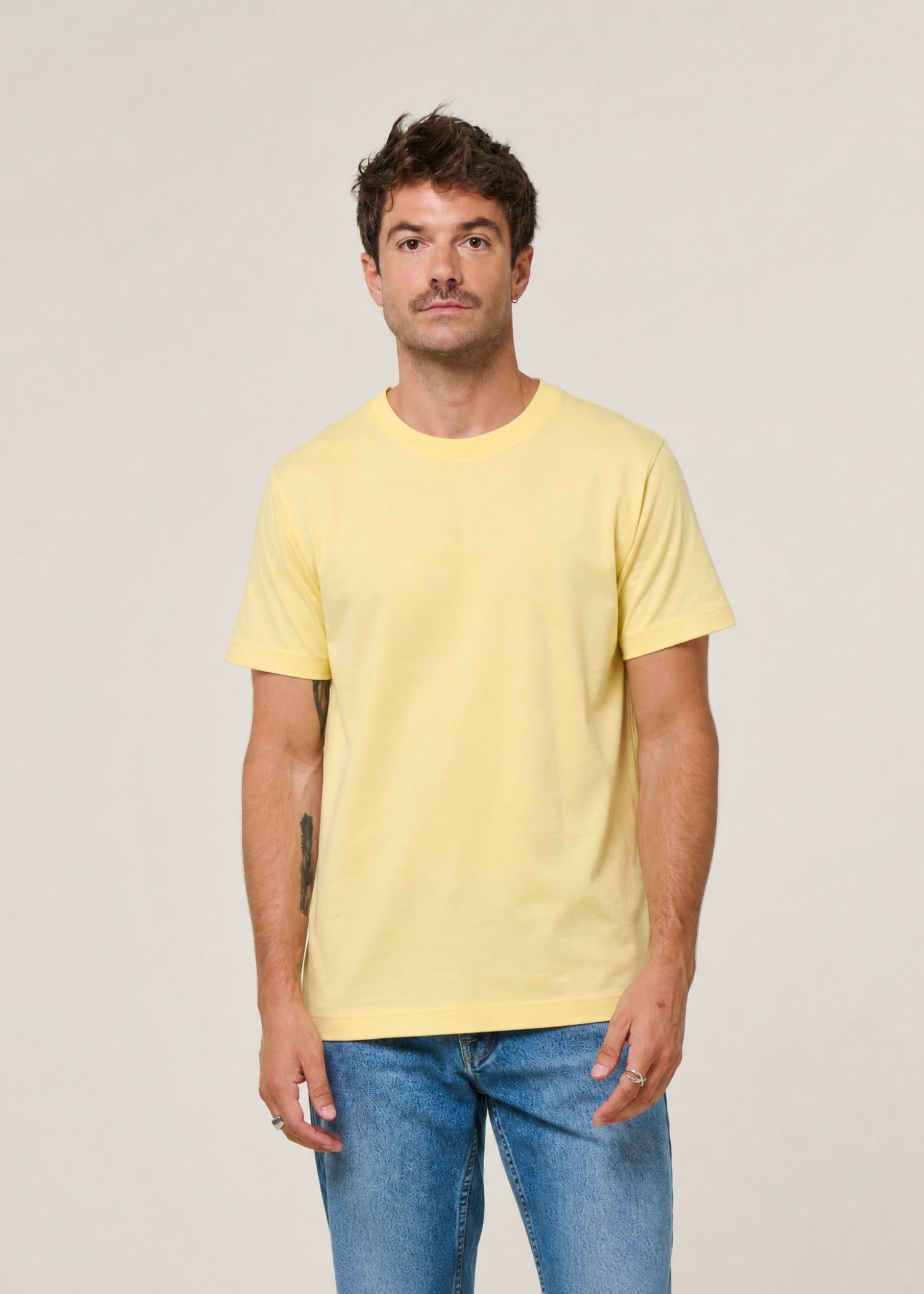 T-shirt en coton bio | jaune, WeDressFair, photo 1