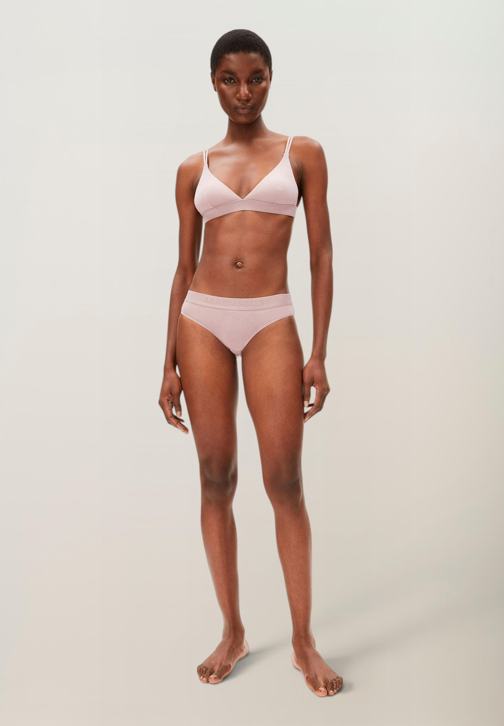Culotte en modal | rose "Trinaa brief - grey blush", Armedangels, photo 5