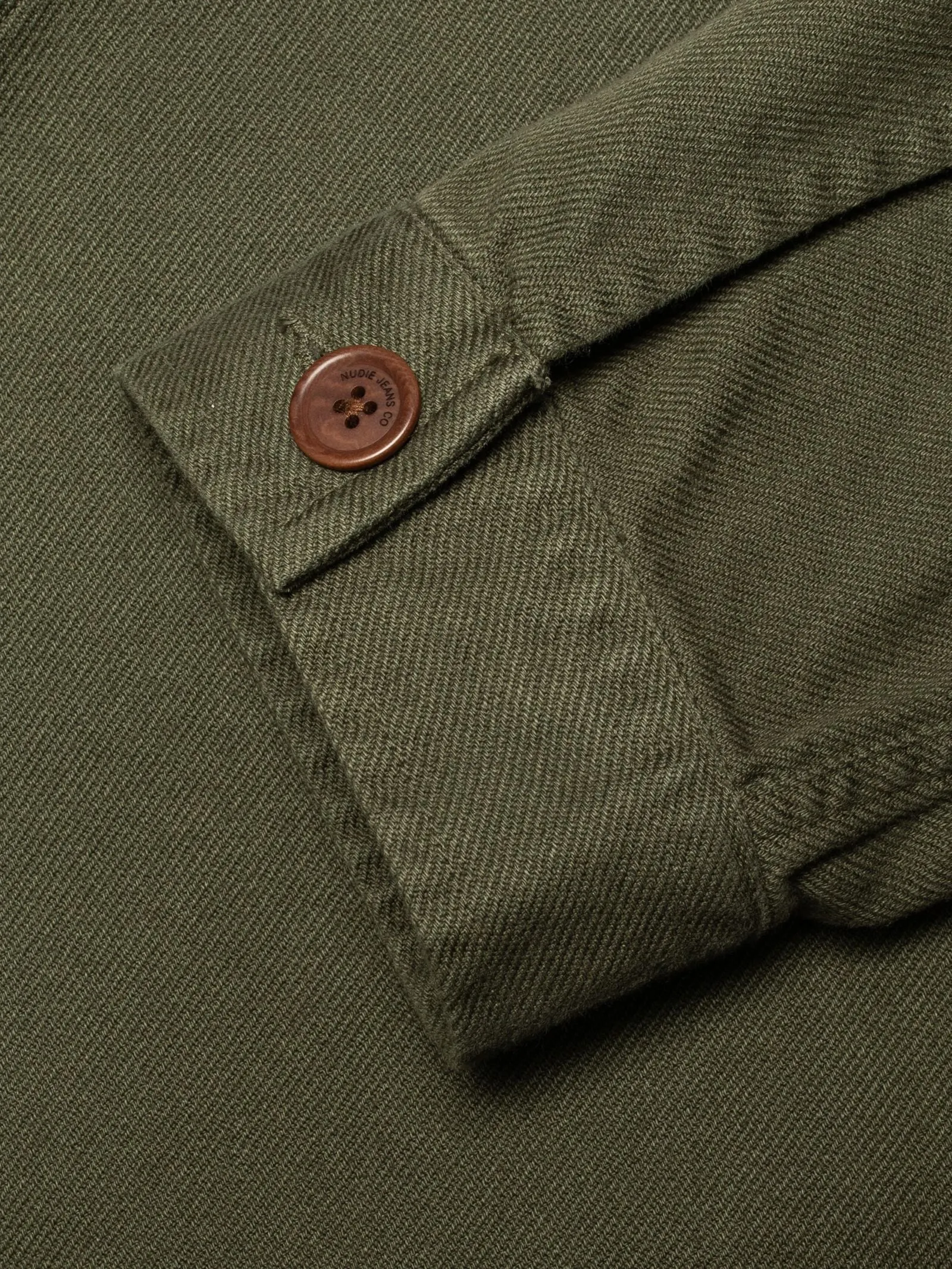 Veste workwear kaki en coton bio | vert "barney worker jacket olive", Nudie Jeans, photo 6