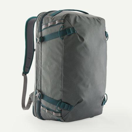 Sac de voyage fonctionnel 45l en matière recyclée | gris "black hole ngry"