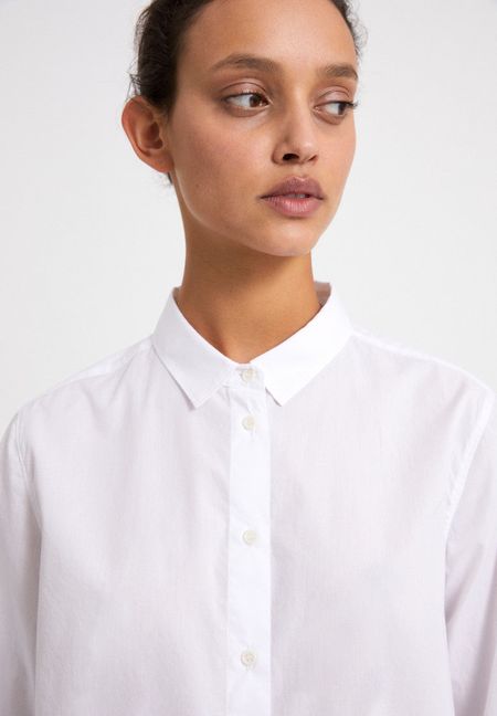 Chemise blanche oversize en coton bio - blancaa, Armedangels, photo 2