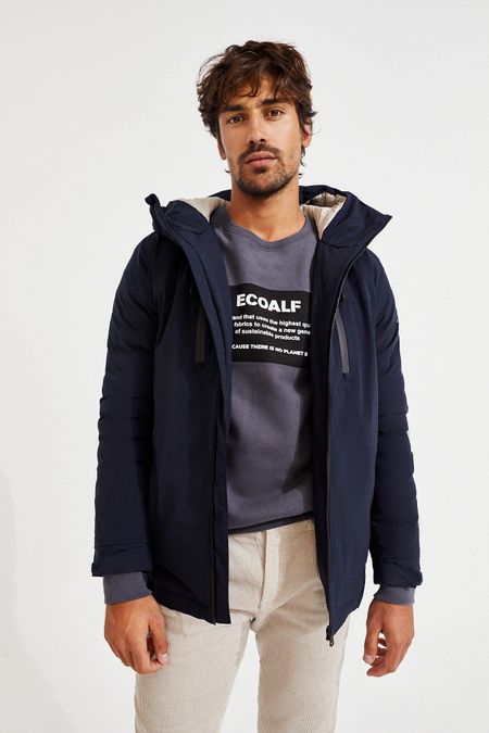 Manteau imperméable marine recyclée - paris sail