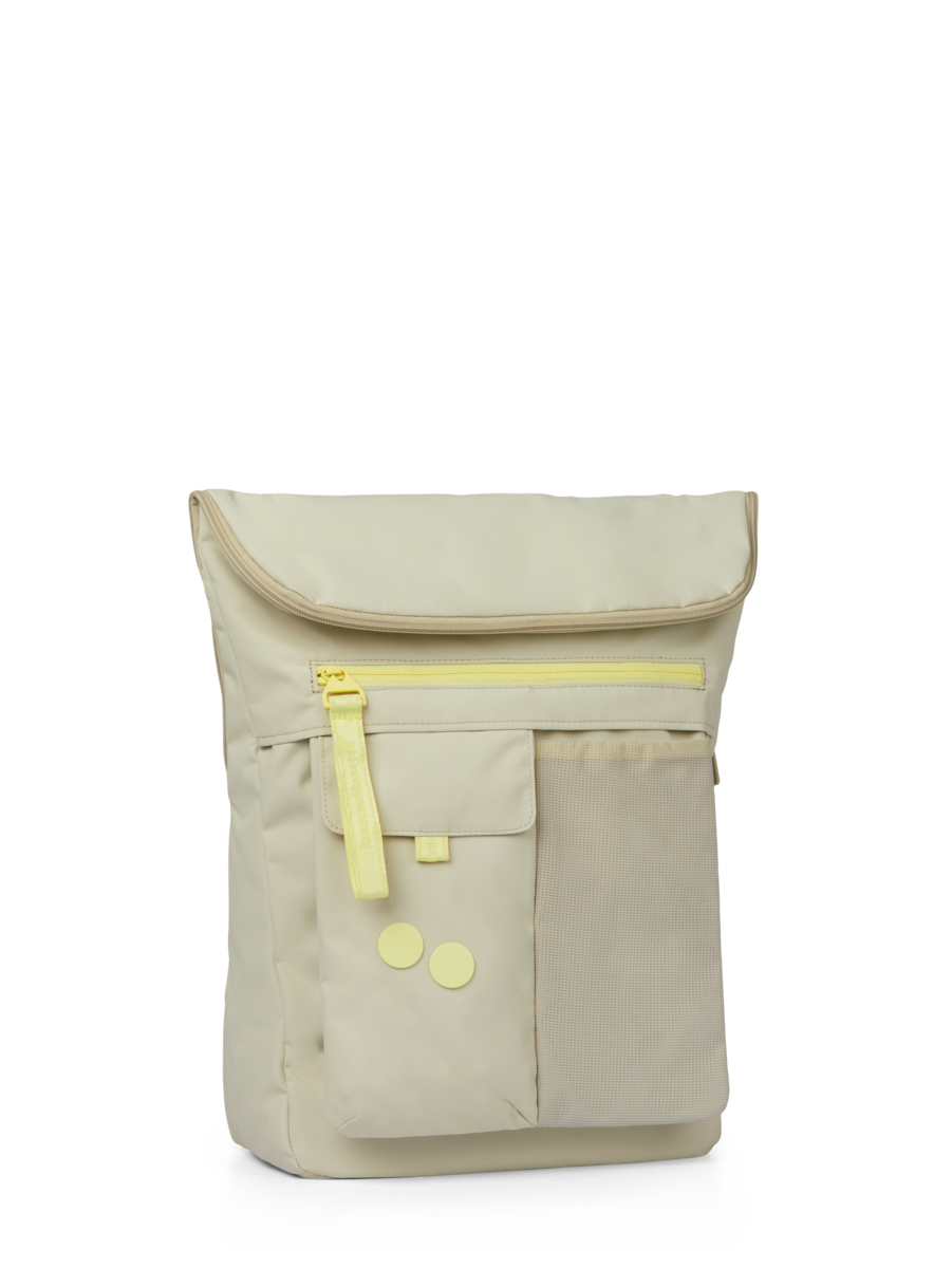Sac à dos beige recyclé - klak construct beige, pinqponq, photo 1