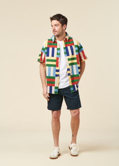 Hemd aus Bio-Baumwolle | Mehrfarbig "field tom shirt", Thinking Mu, Foto 4