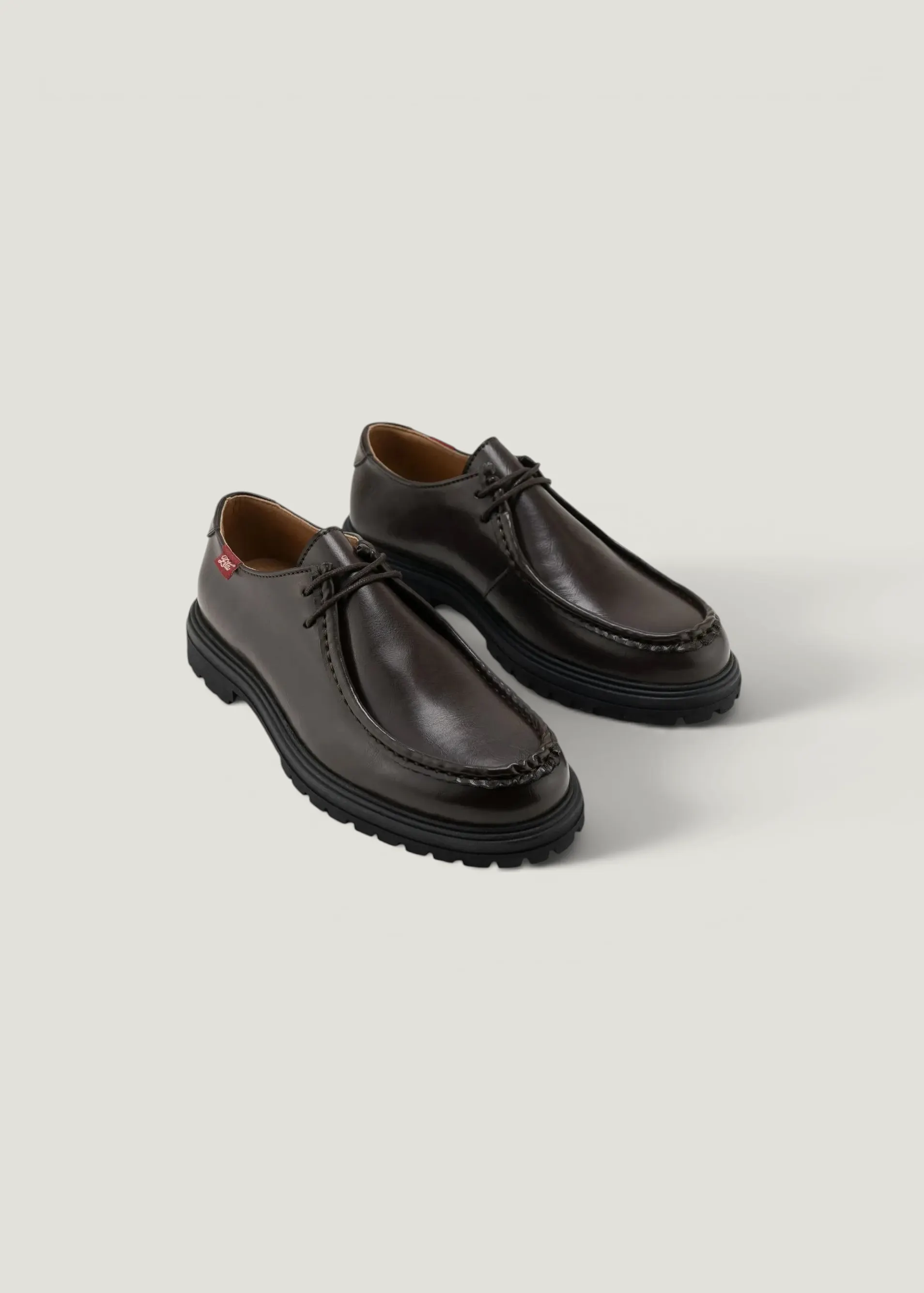 Derbies vegan en matières végétales et recyclées | marron "Soajo", Zèta Shoes, photo 2