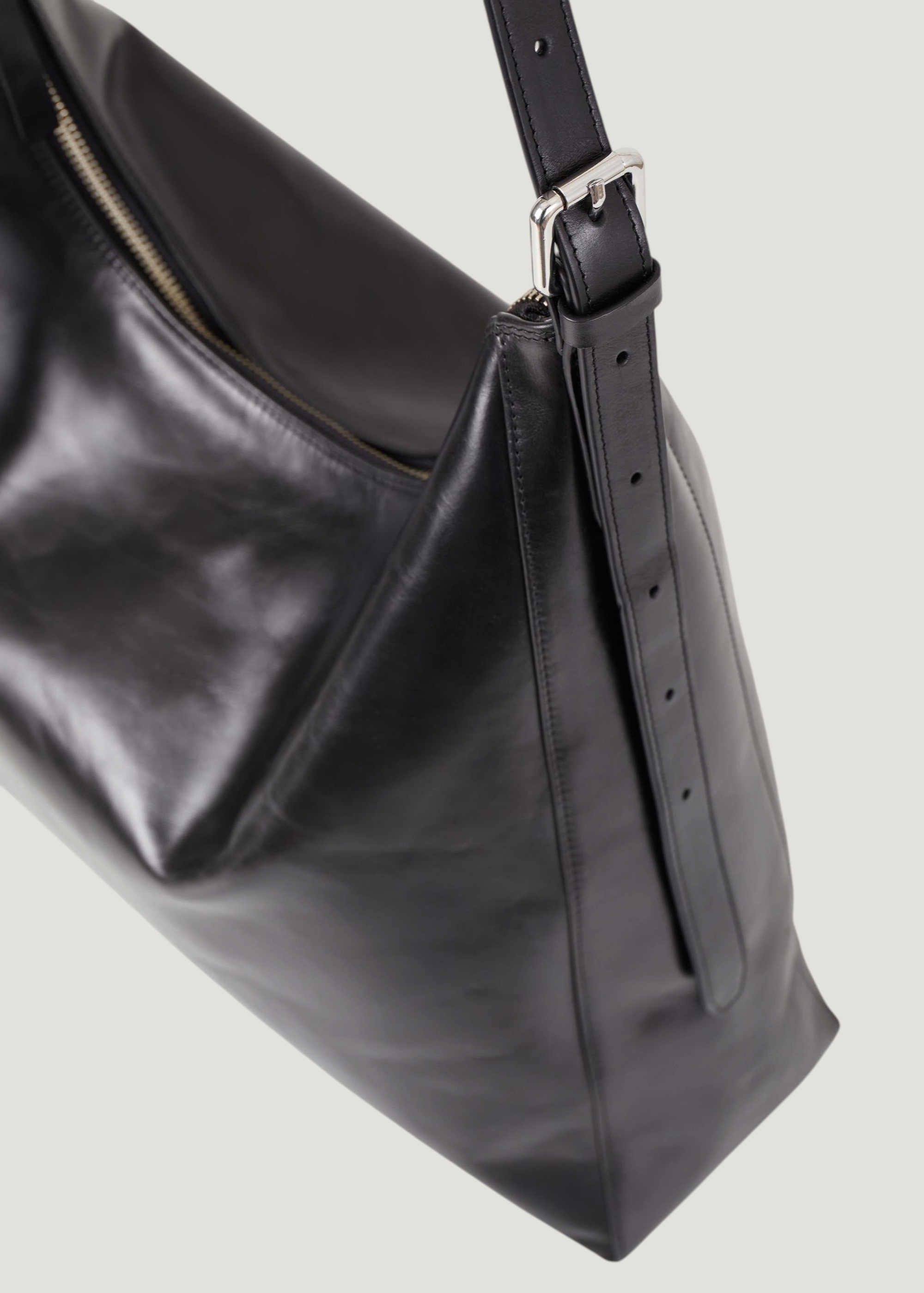 Sac cabas en cuir certifié | noir "hilo", Vagabond, photo 3