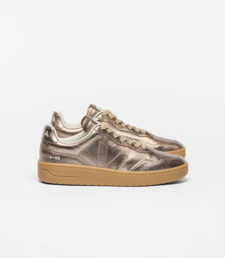 Sneaker | Braun "v-90 - full-bronze_natural", Veja, Foto 1