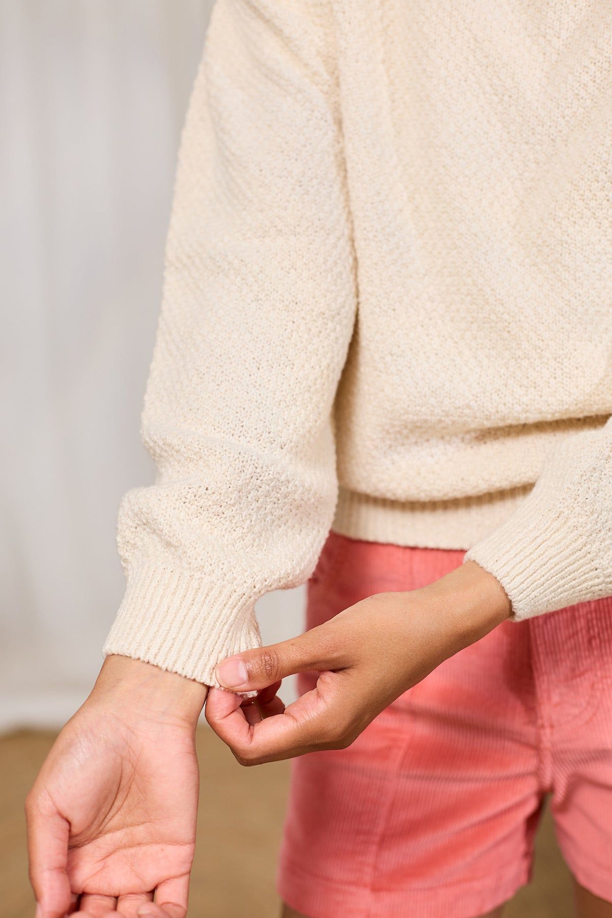 Pull en coton bio | écru "llombards - off white", Twothirds, photo 3