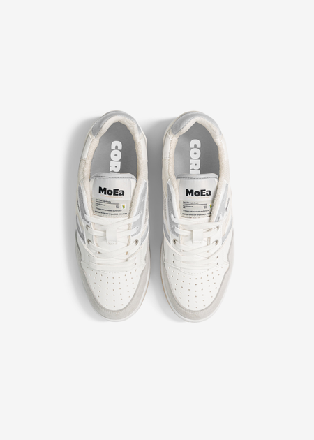 Baskets vegan en matière végétale | gris "gen2 corn white & grey", Moea, photo 4