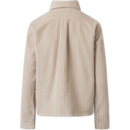 Surchemise velours en coton bio | beige "corduroy overshirt light feather gray", Knowledge Cotton Apparel, photo 8