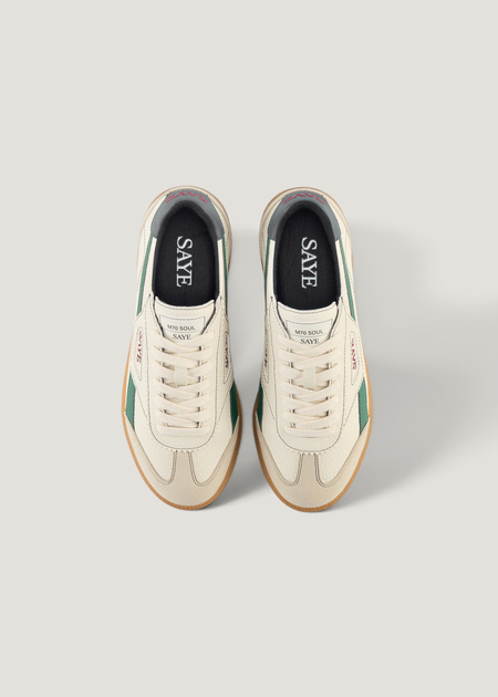 Vegane Sneaker | Beige und Blau "M70 soul lignify - pine & midnight", SAYE, Foto 2