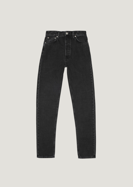 Jean mom en coton bio | noir "Breezy britt friendly black", Nudie Jeans, photo 6