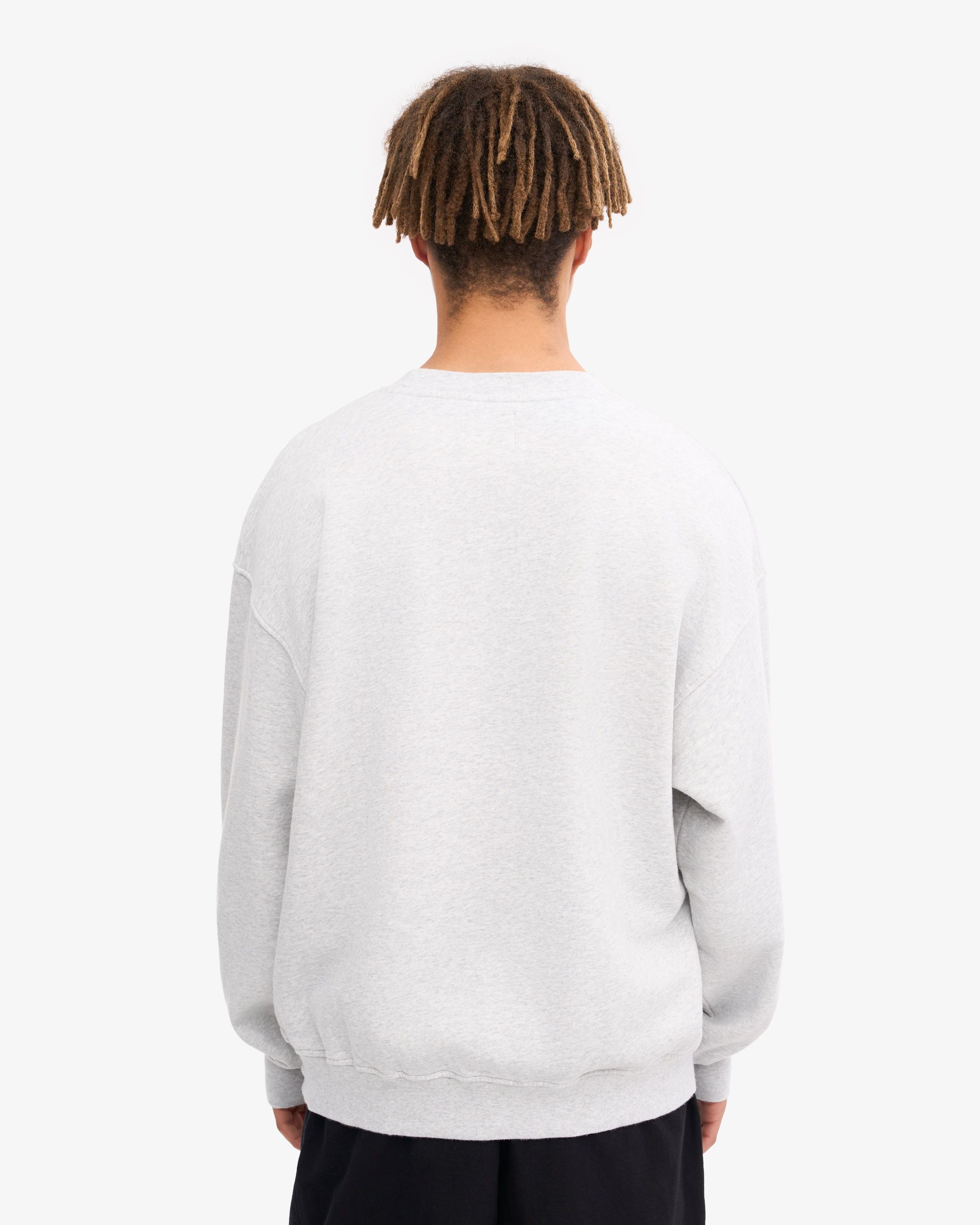Sweat oversize en coton bio | gris "snow melange", Colorful Standard, photo 4