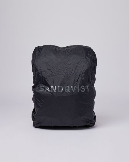 Housse imperméable pour sac en recyclé | noir "bergen black" - Sandqvist