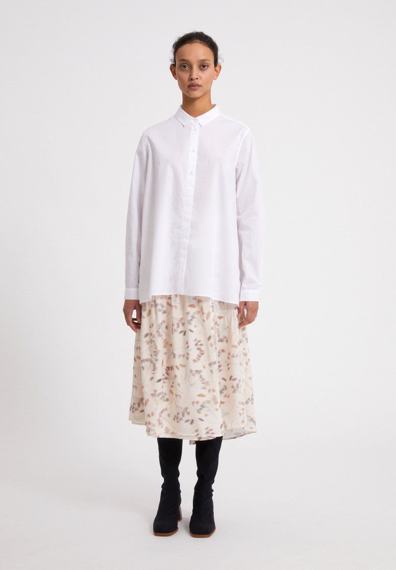 Chemise blanche oversize en coton bio - blancaa, Armedangels, photo 5