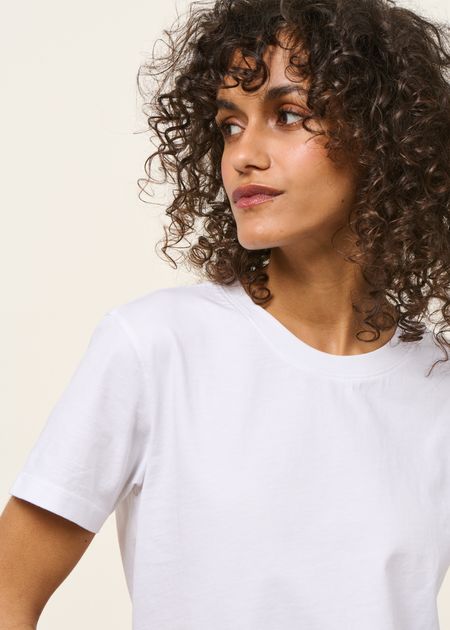 T-shirt en coton bio | blanc - WeDressFair