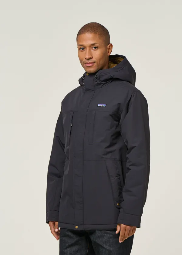 Parka à capuche en matière recyclée | noir "isthmus parka - inbk", Patagonia