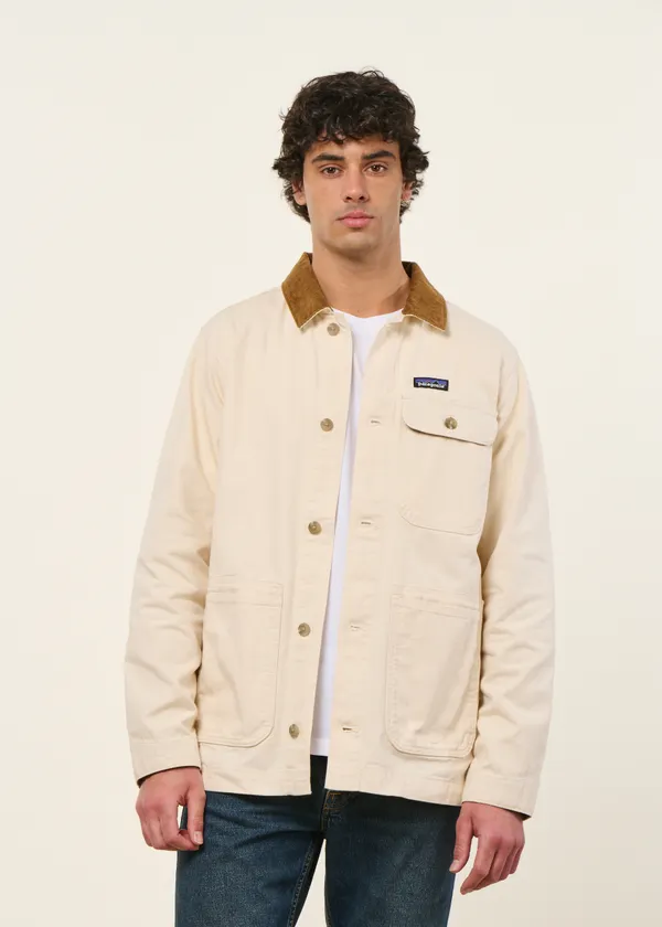 Veste canvas en coton bio | écru "point reyes canvas jkt - udnl", Patagonia