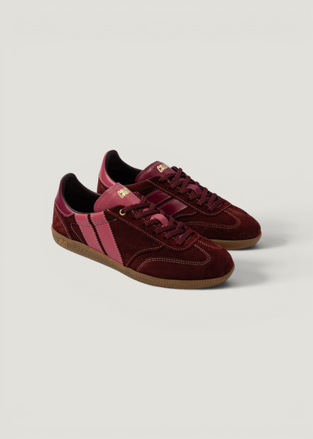 Baskets asymétriques souples en cuir, Caval