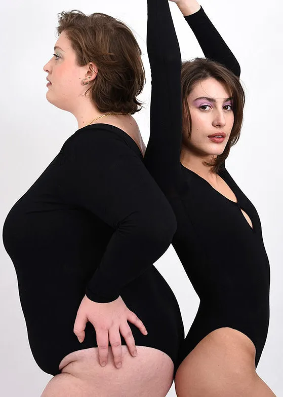 Body en coton bio | noir "louise noir ebène", Mina Storm, photo 5