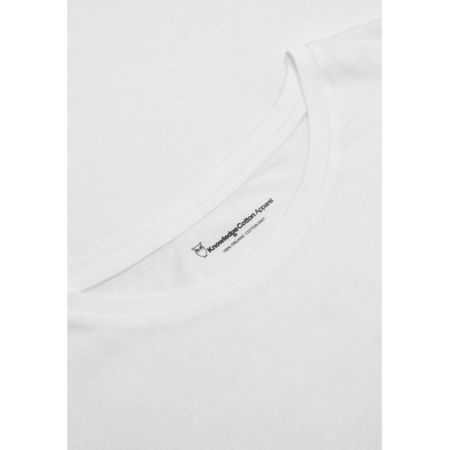 T-shirt en coton bio | blanc "basic tee bright white", Knowledge Cotton Apparel, photo 7