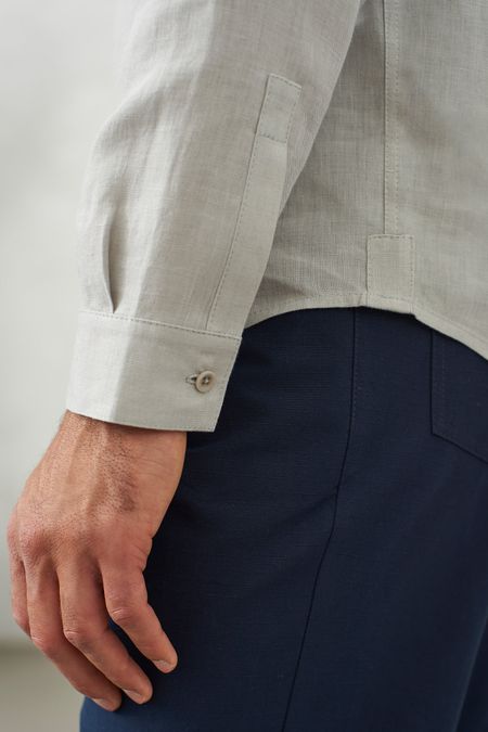 Chemise en lin | gris "simon reed pure linen", About Companions, photo 6