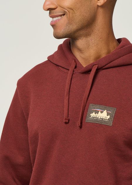 Sweat capuche en matières recyclées | rouge "m's '73 skyline uprisal hoody - dvl" - Patagonia