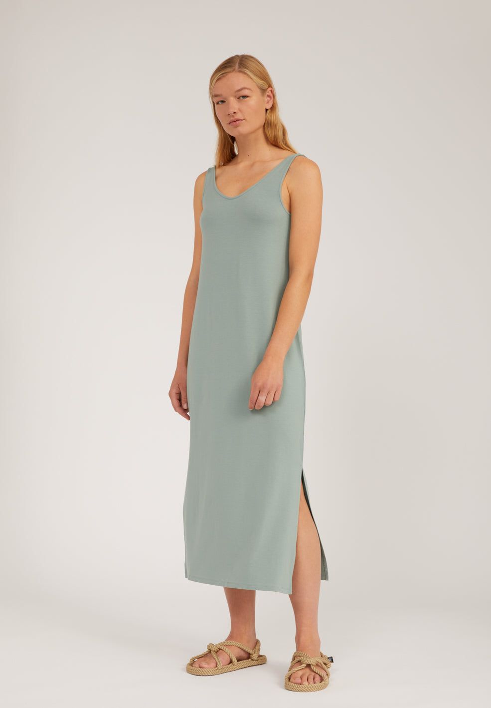 Robe longue vert d'eau en lenzing - madalenaa, Armedangels, photo 2