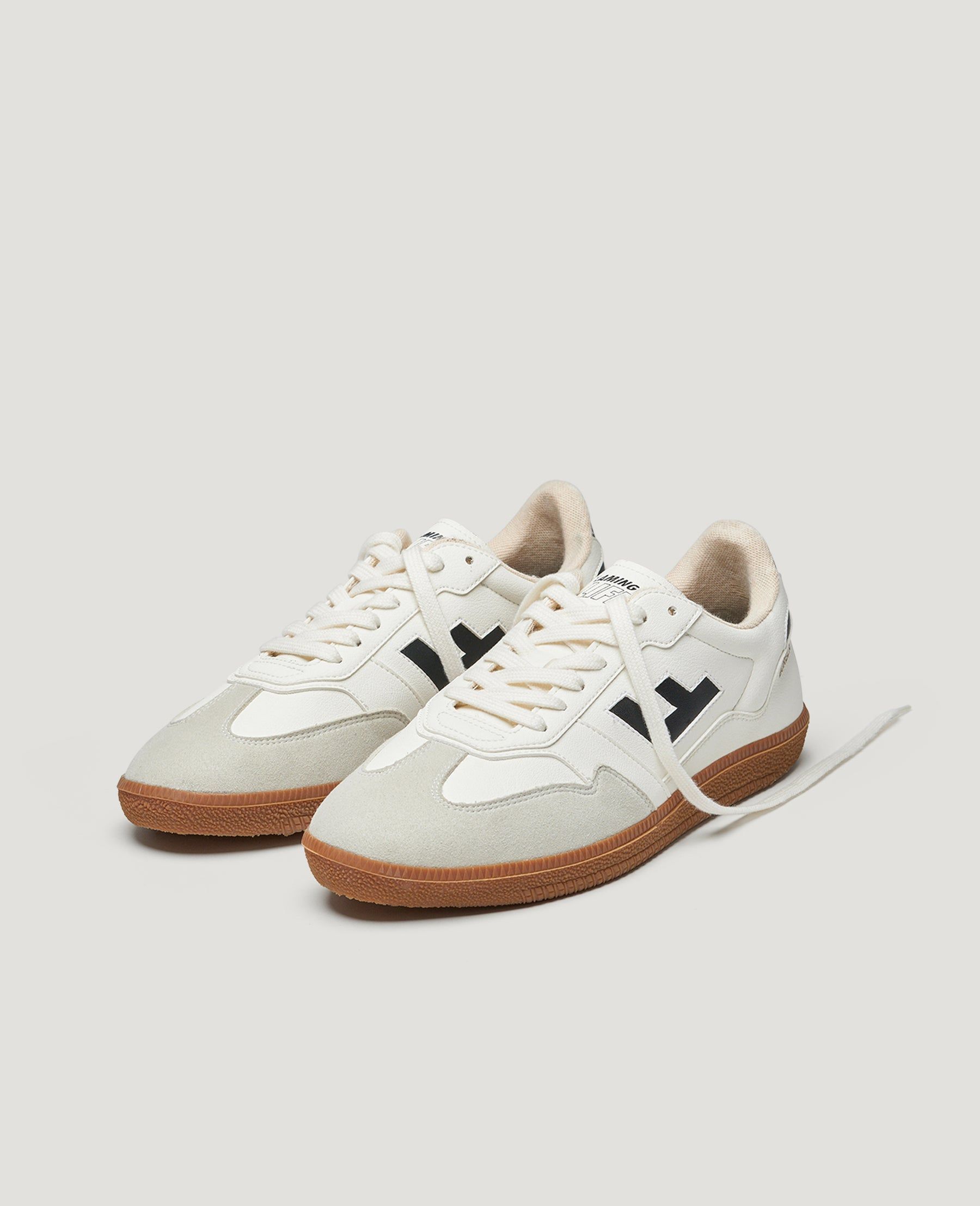 Vegane Sneaker | Schwarz "burela slim panna black", Flamingos Life, Foto 1