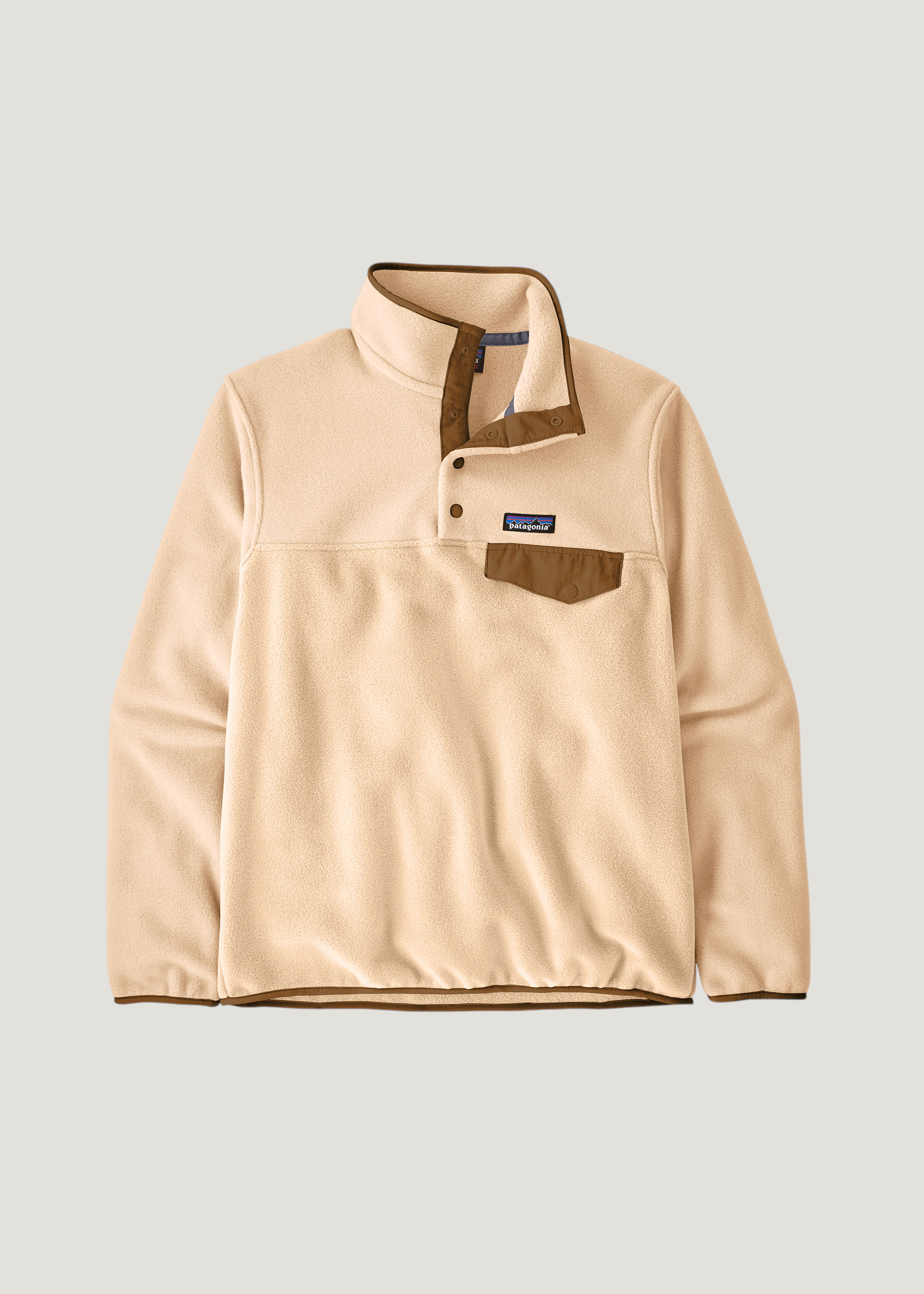Polaire en matières recyclées | beige "lw synch snap-t p/o - nat", Patagonia, photo 5
