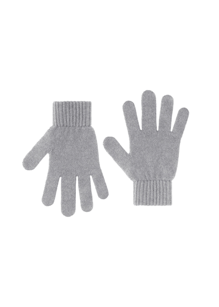 Gants en laine mérinos recyclée | gris "merino wool gloves - heather grey"