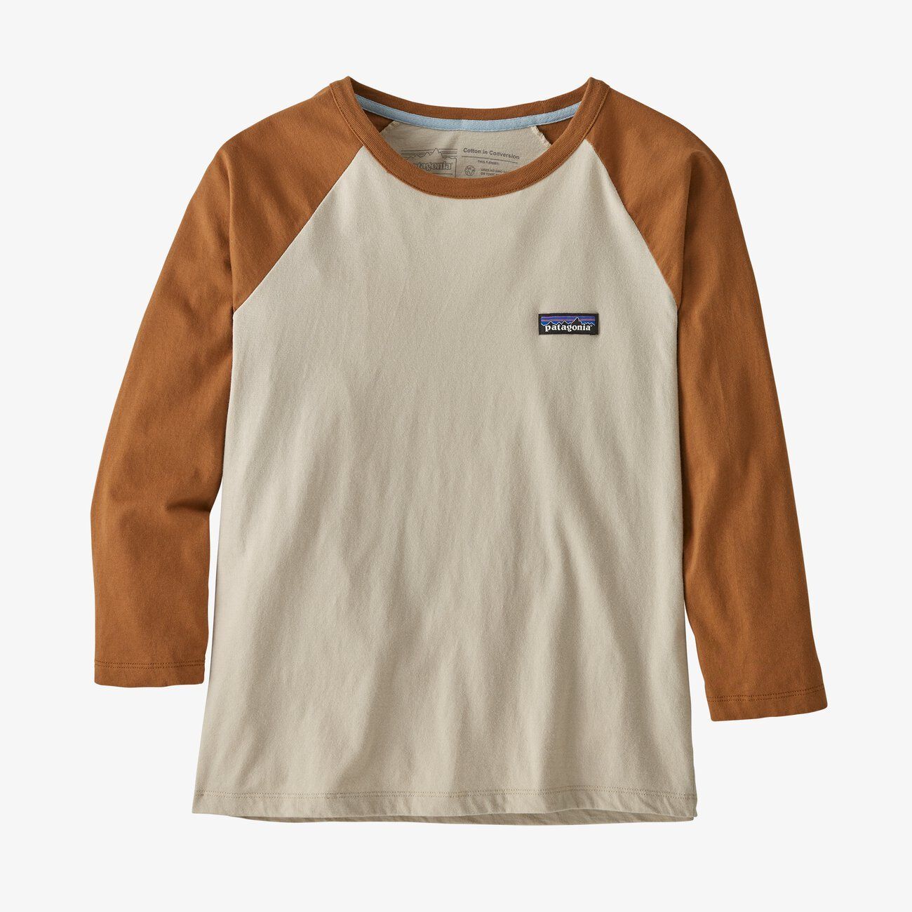 T-shirt beige manches 3/4 - conversion, Patagonia, photo 3