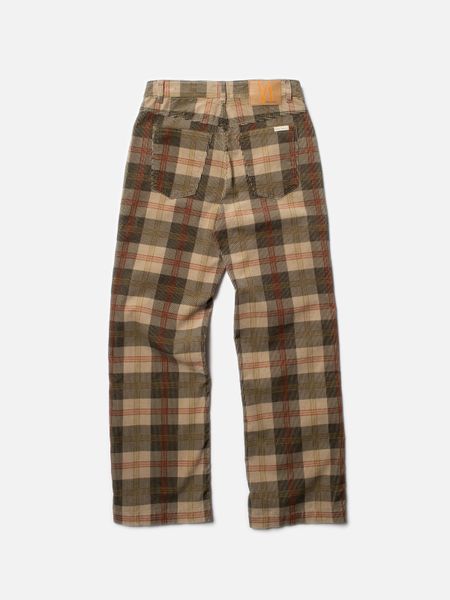 Pantalon ample velours en coton bio | carreaux tartan "clean eileen corduroy", Nudie Jeans, photo 7