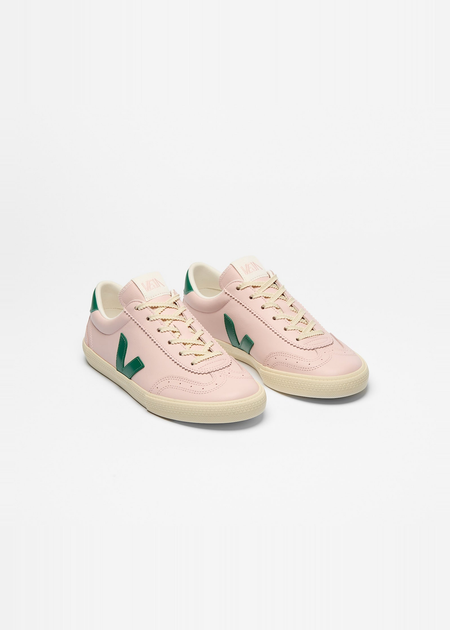 Baskets en cuir | rose "Volley - petale_golf_calcaire" - Veja