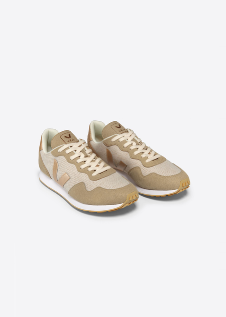 Baskets en suède vegan et tissu | beige "sdu rec j-mesh natural platine" - Veja