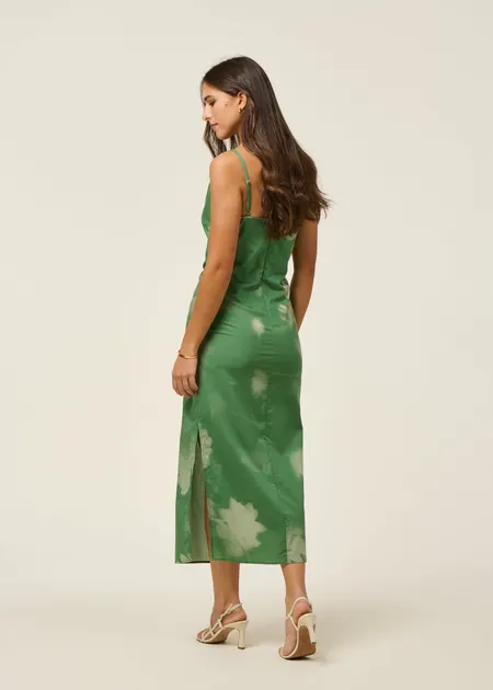 Robe en coton bio et lyocell | vert "tipia sunniva dress - green", Thinking Mu, photo 4
