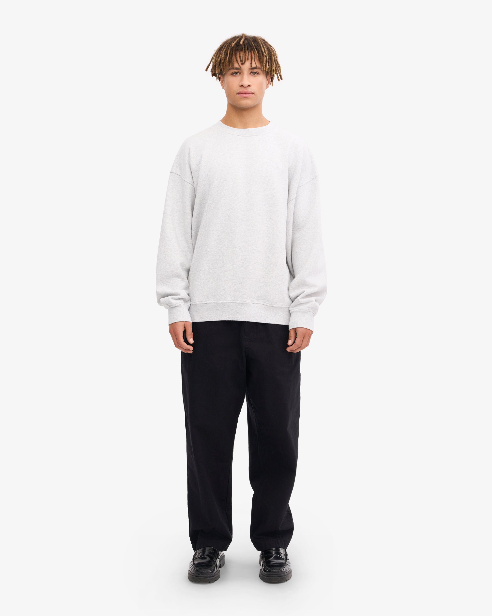Sweat oversize en coton bio | gris "snow melange", Colorful Standard, photo 5